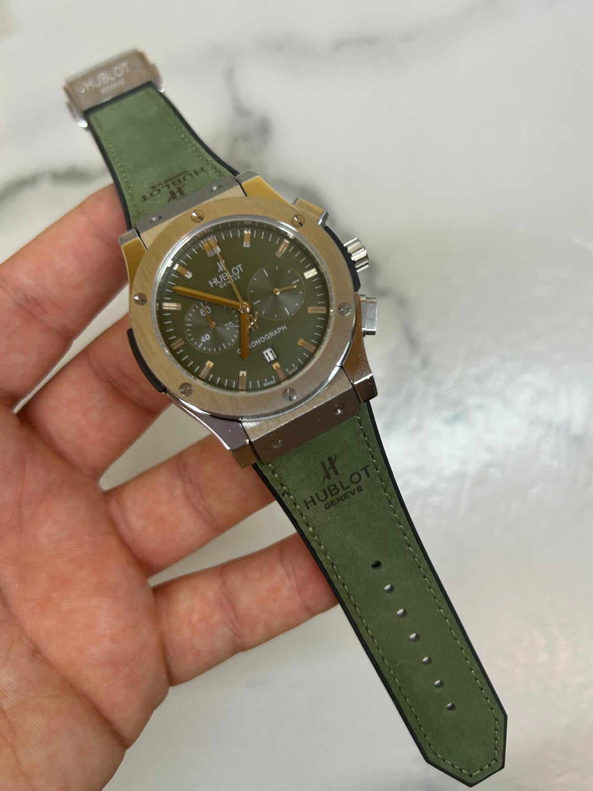 Hublot crono verde
