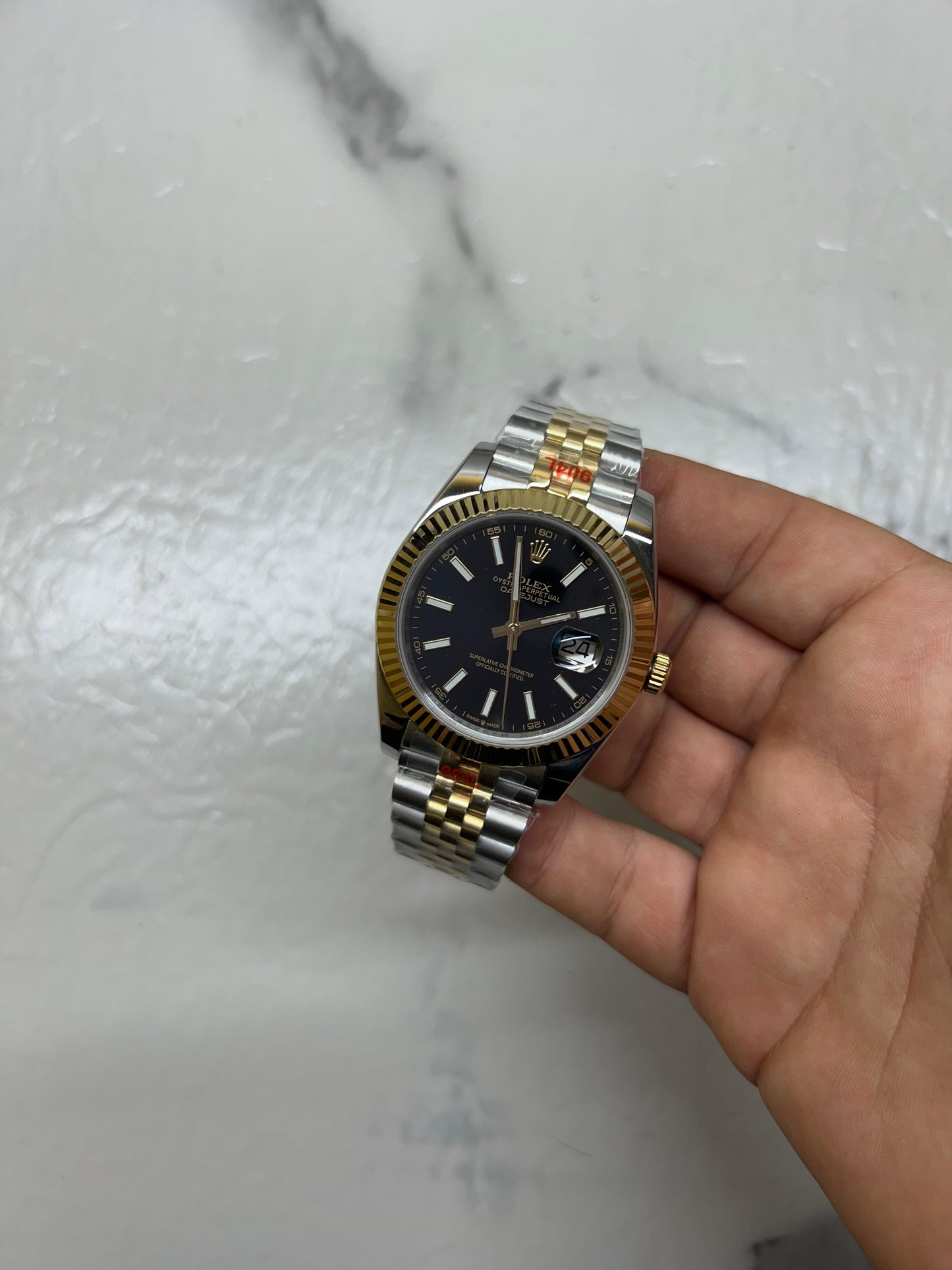 Datejust acciaio e oro nero