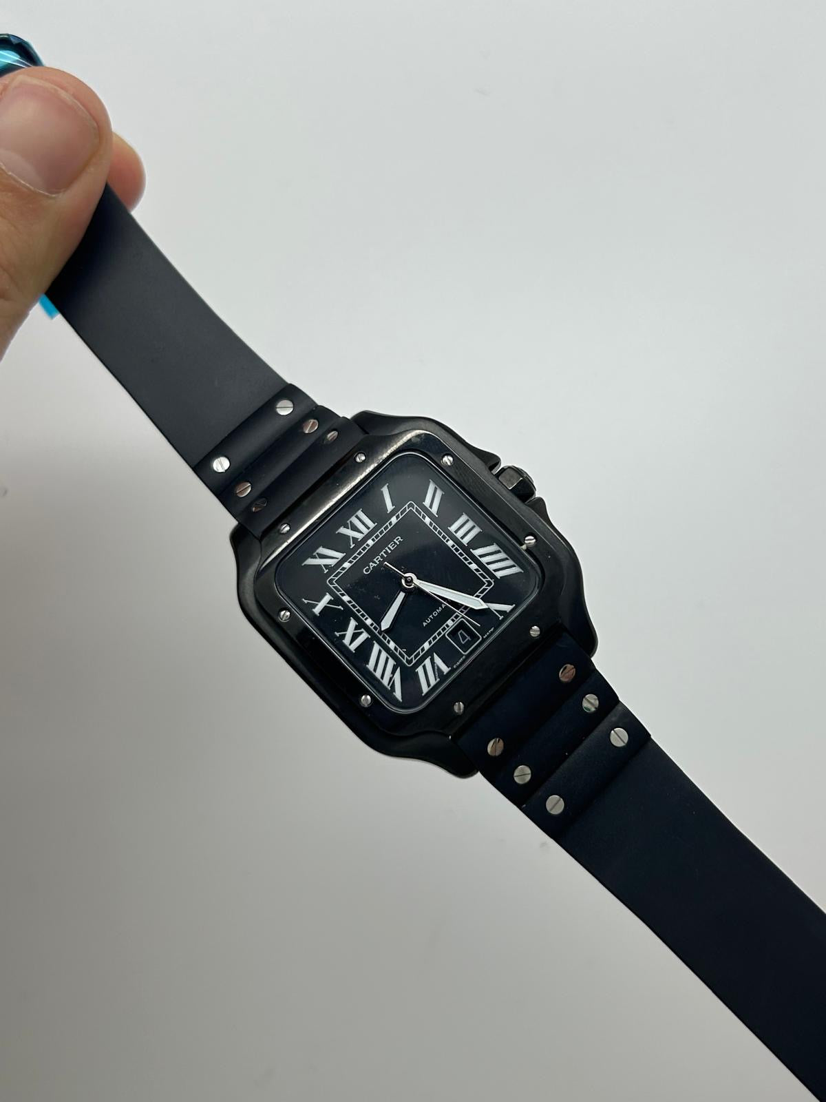 Santos in caucciù total black