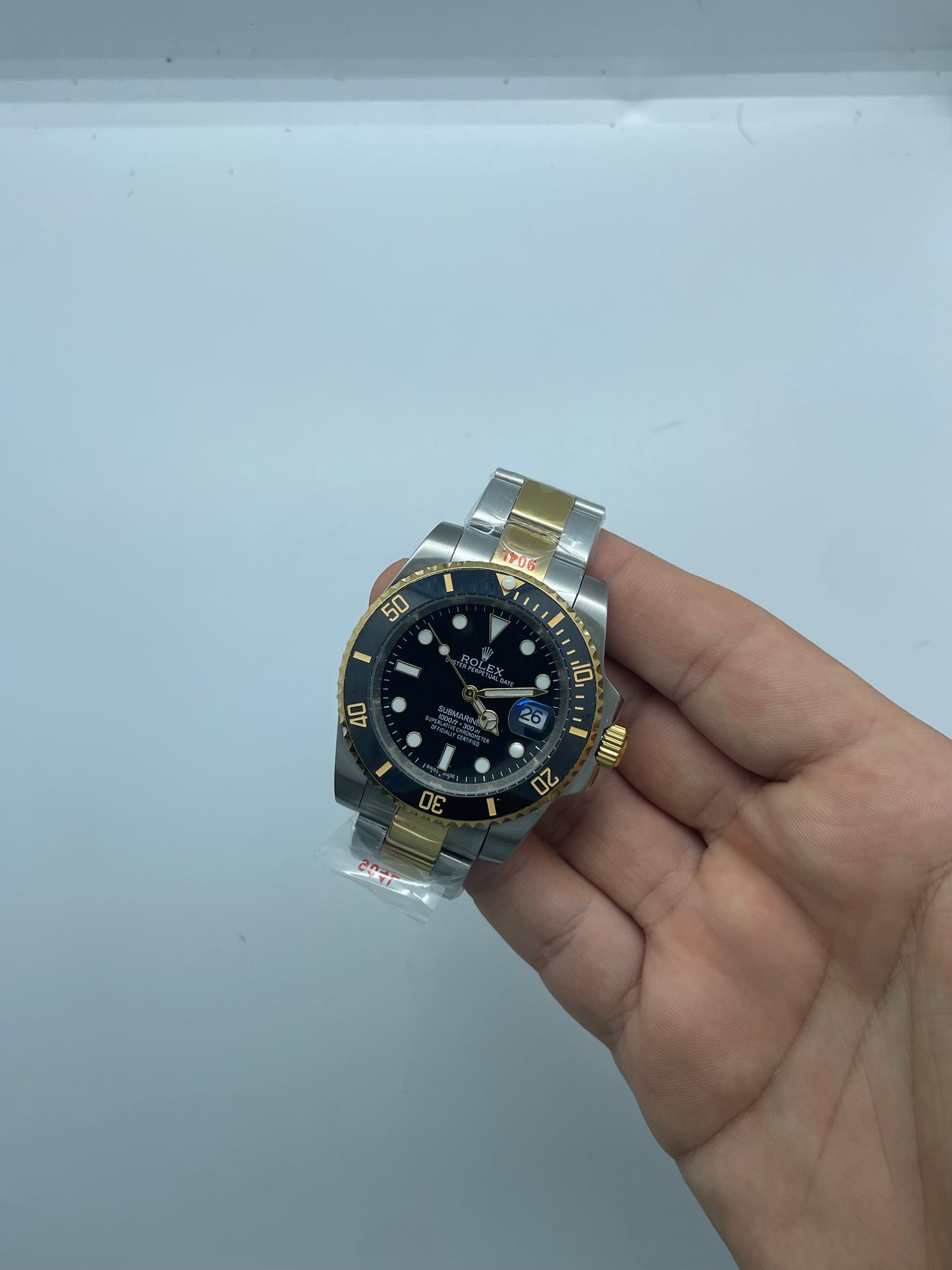 Sub acciaio e oro nero