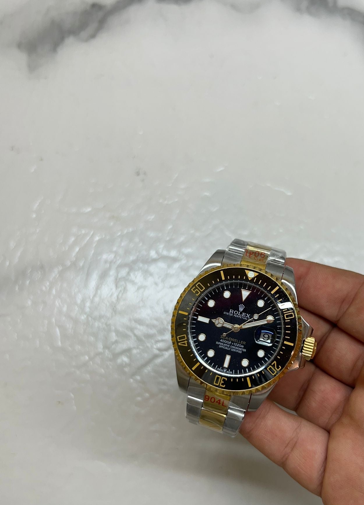 Sea dweeler acciaio e oro