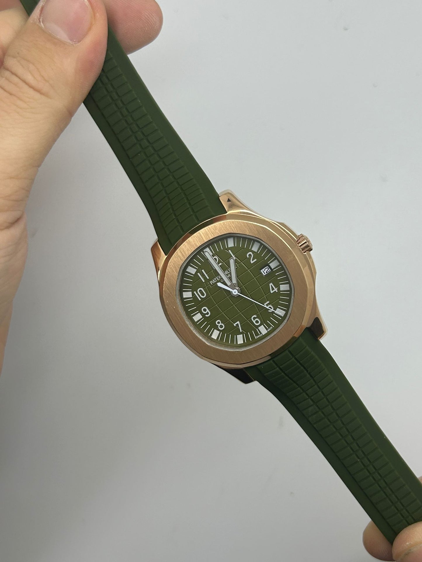 Acquanaut verde cassa oro rosa