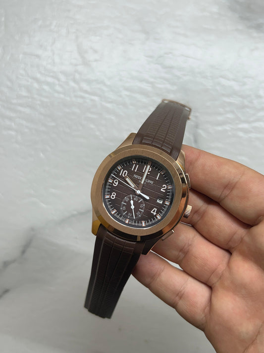 Acquanaut oro rosa crono