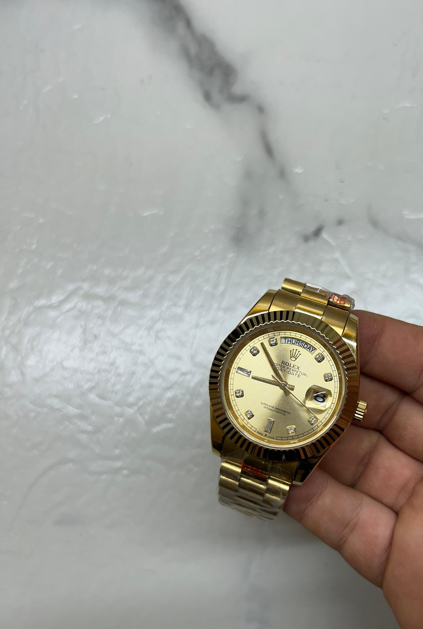 Day date oro brillantini