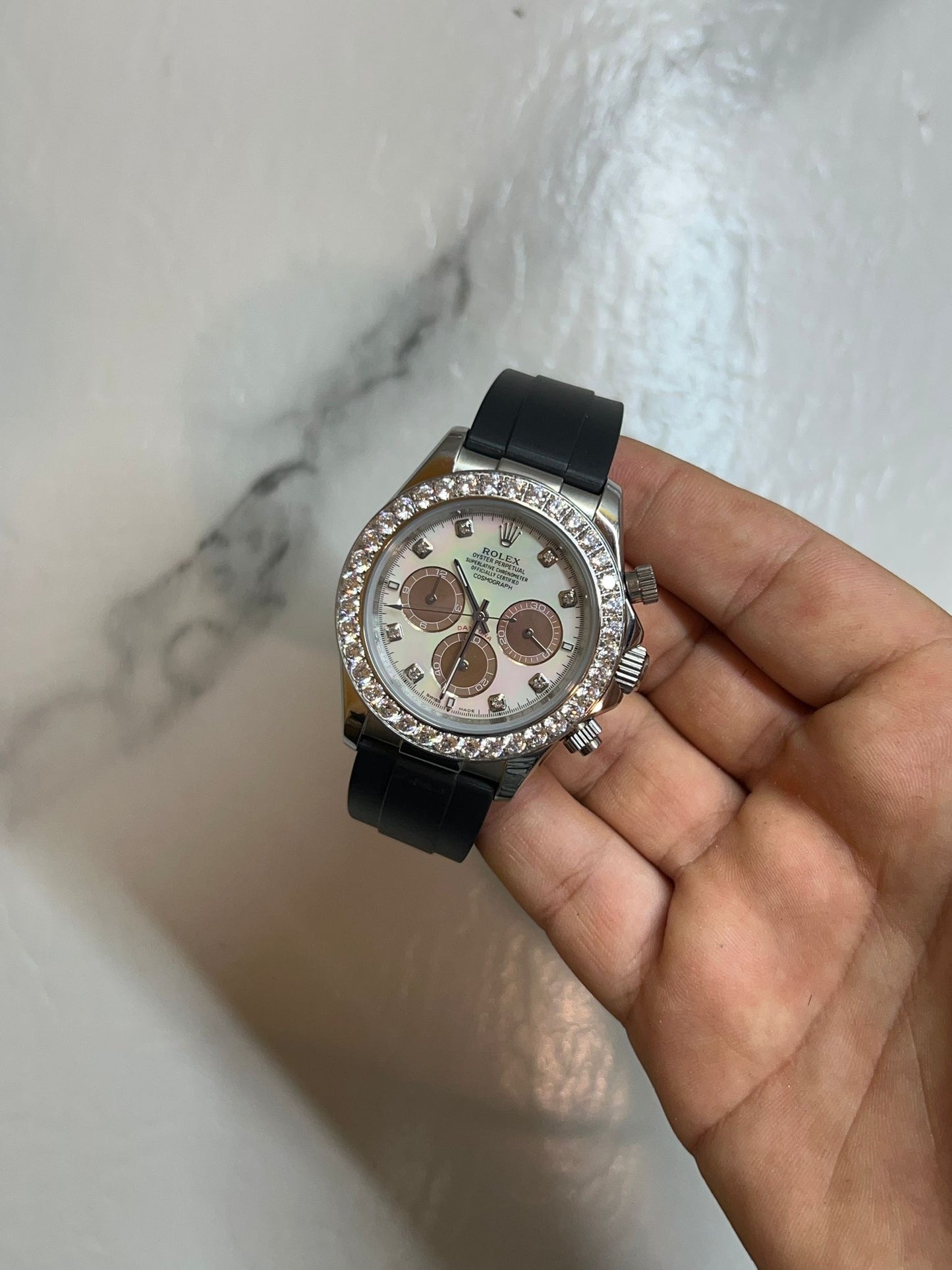 Daytona oysterflex madreperla Diamond