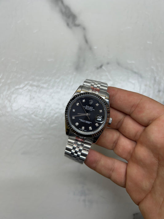 Datejust nero brillantini