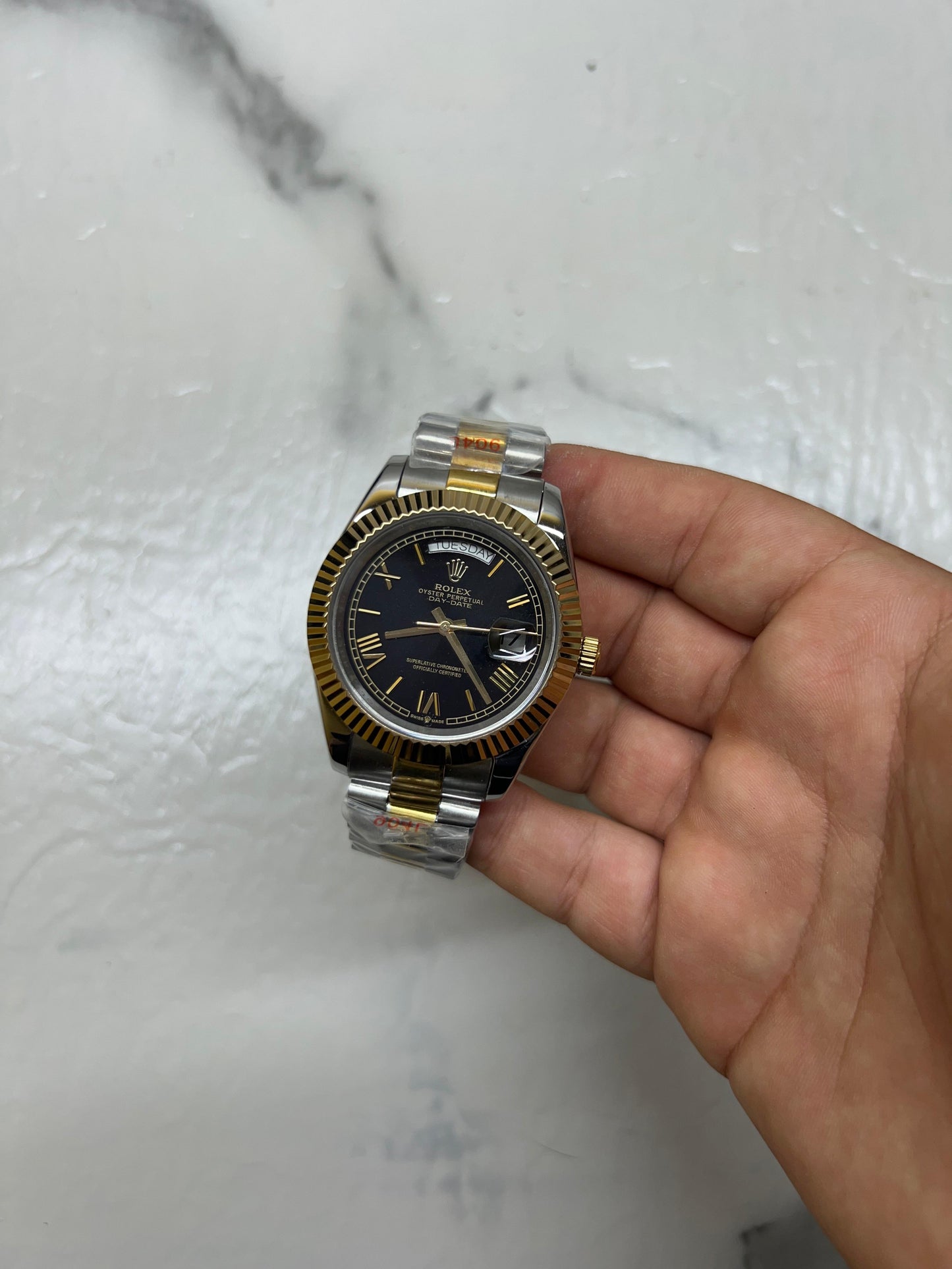 Day date acciaio e oro