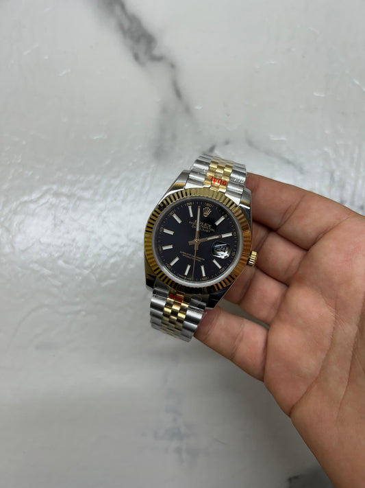 Datejust acciaio e oro nero