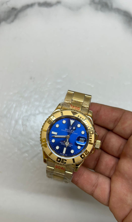 Yach master oro blue