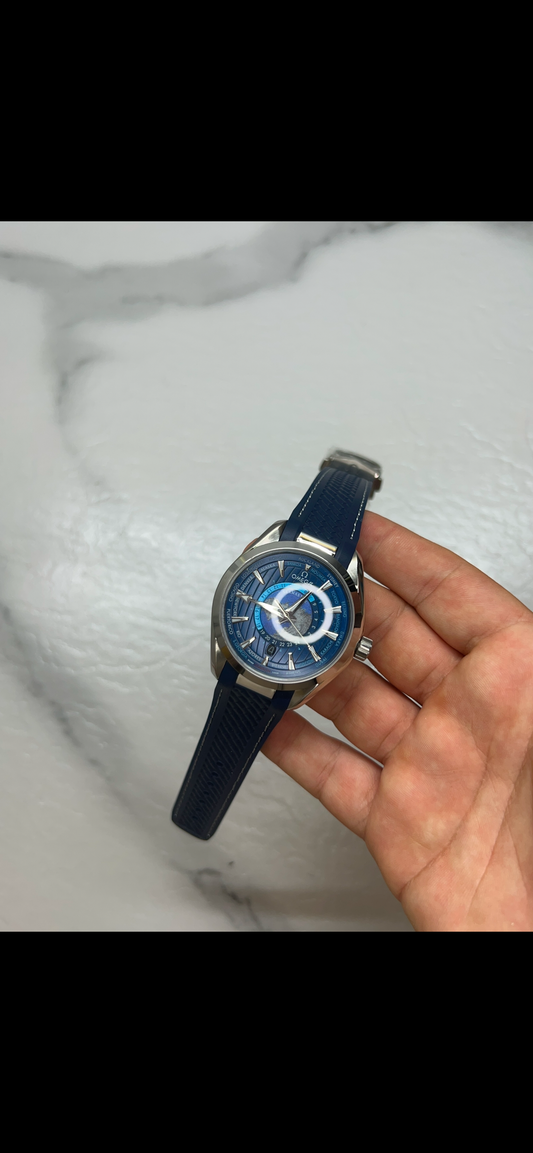 Seamaster acqua terra ocean planet in tessuto