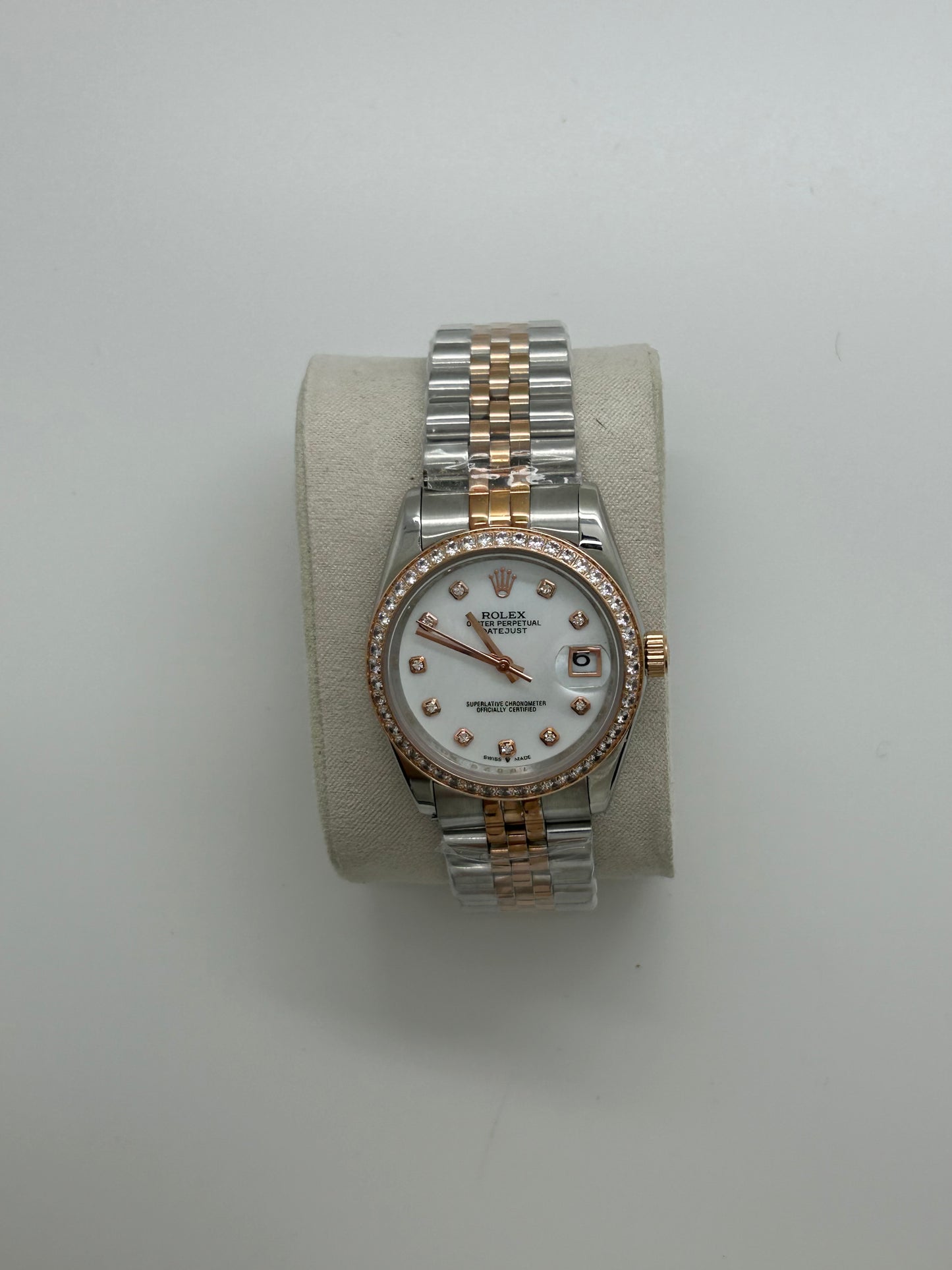 Datejust madreperla acc e oro rosa