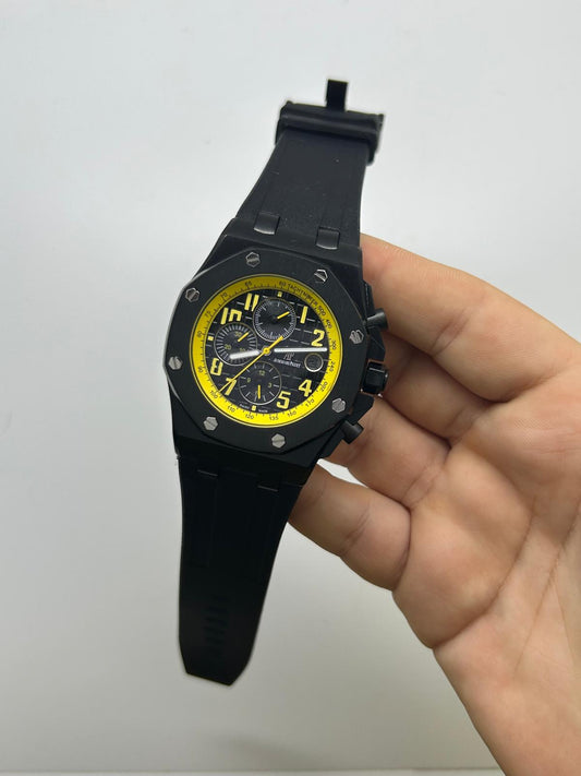 AP TOTAL BLACK DETTAGLI GIALLO