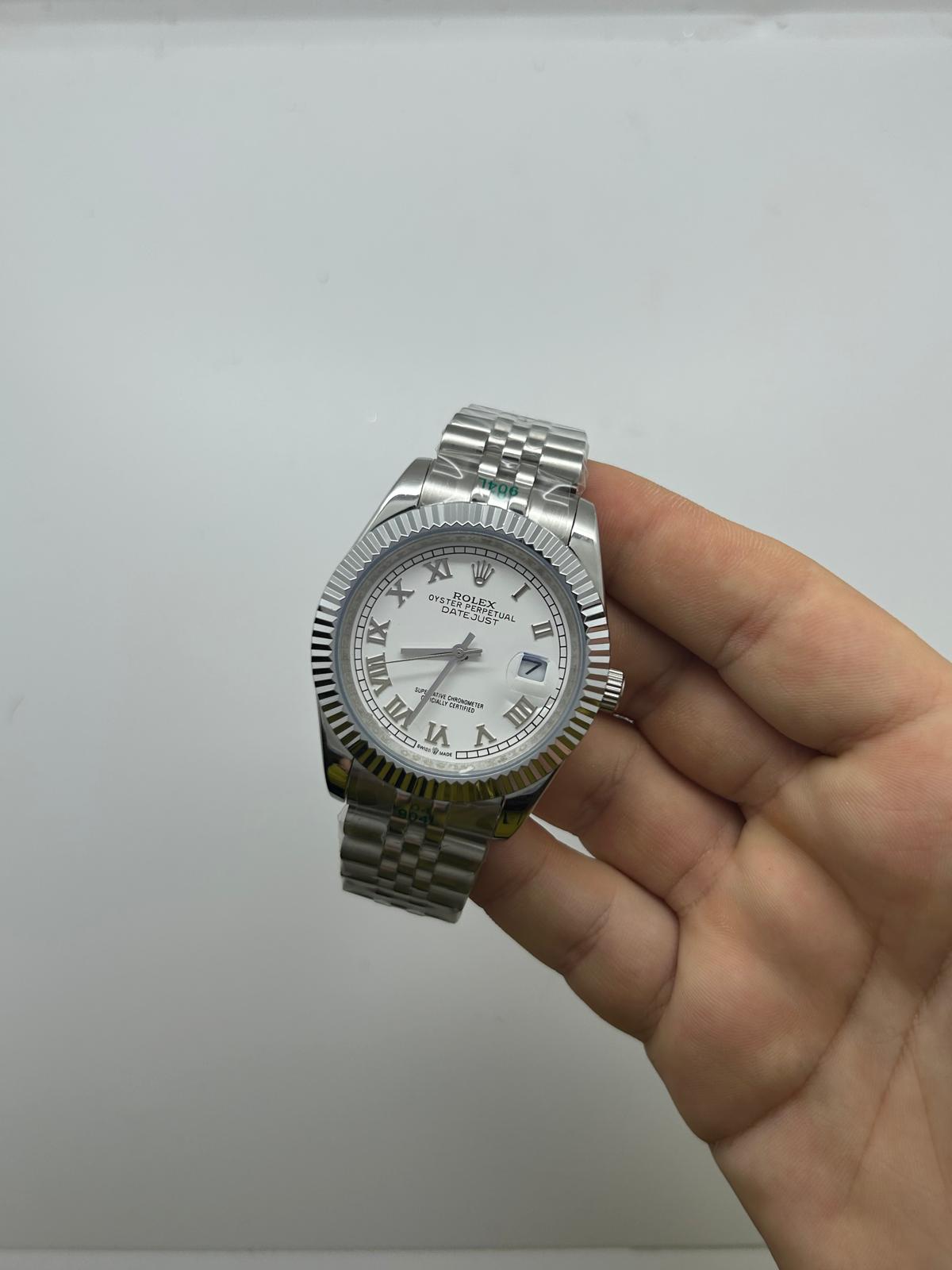 DATEJUST NUMERI ROMANI BIANCO JUBILE