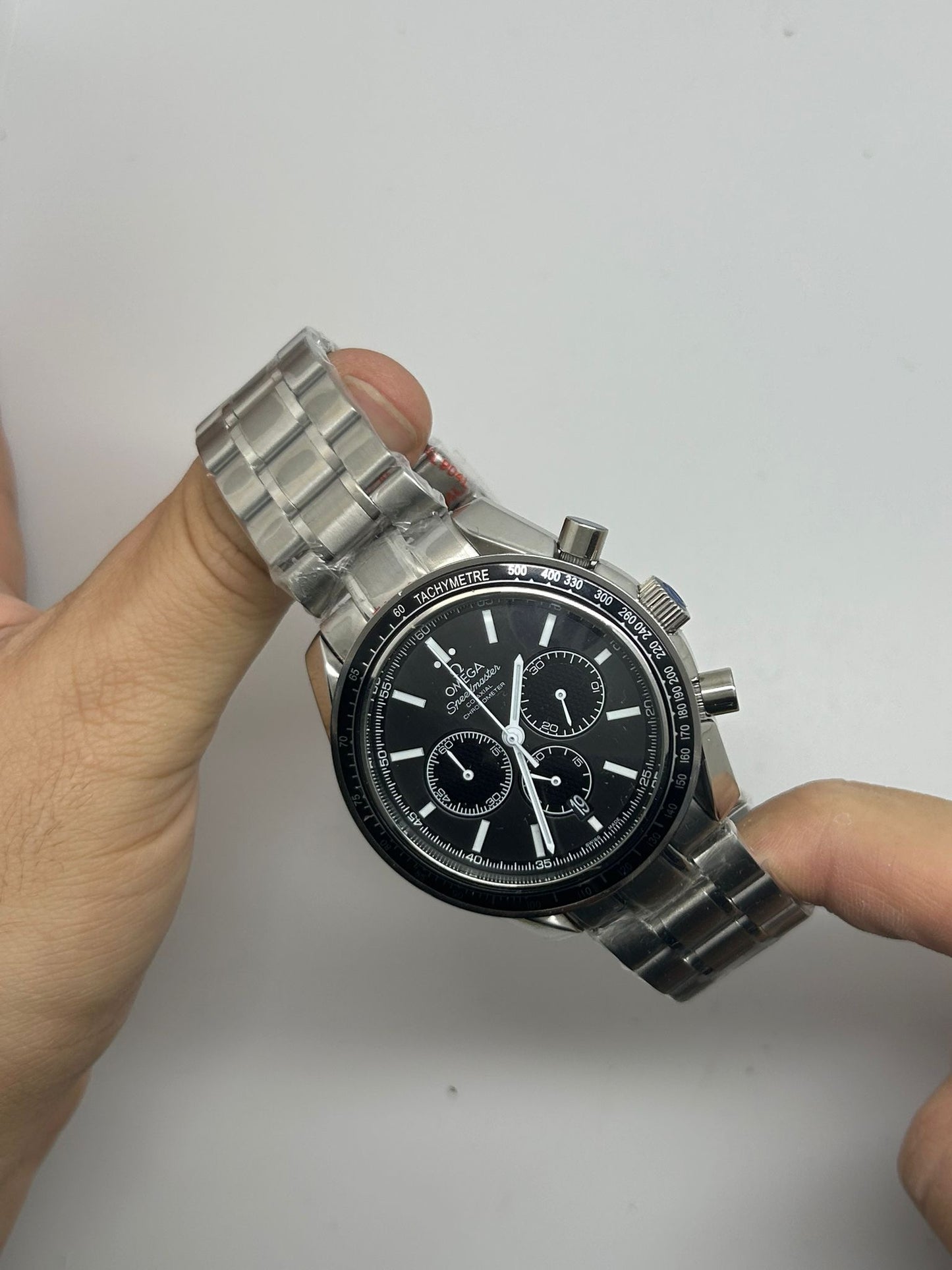 Omeg* speedmaster indici bianco