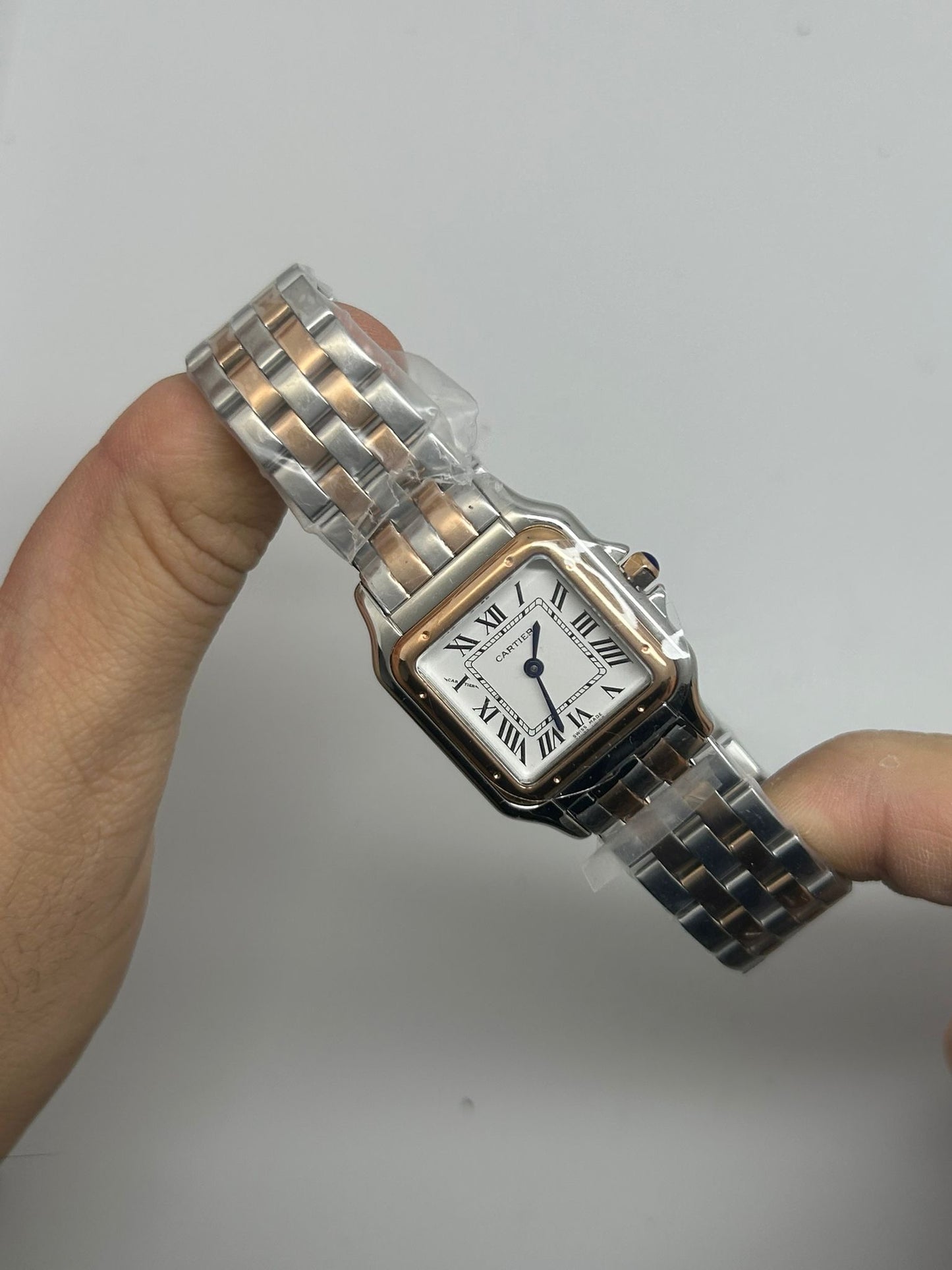 Phantere acciaio e oro rosa