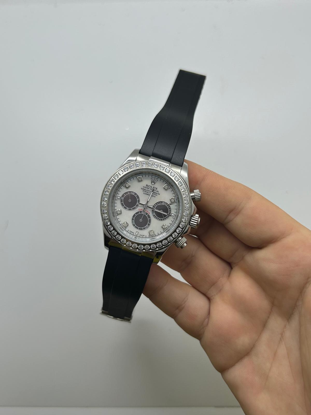 DAYTONA OYSTERFLEX MADREPERLA DIAMOND